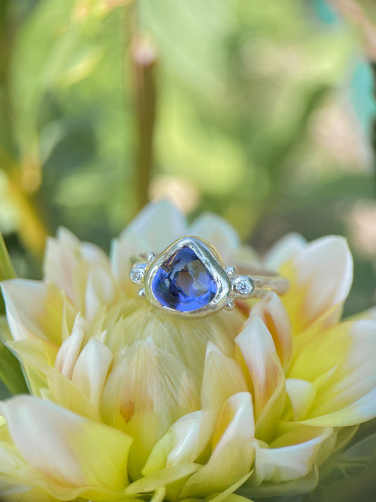 Anello Tanzanite