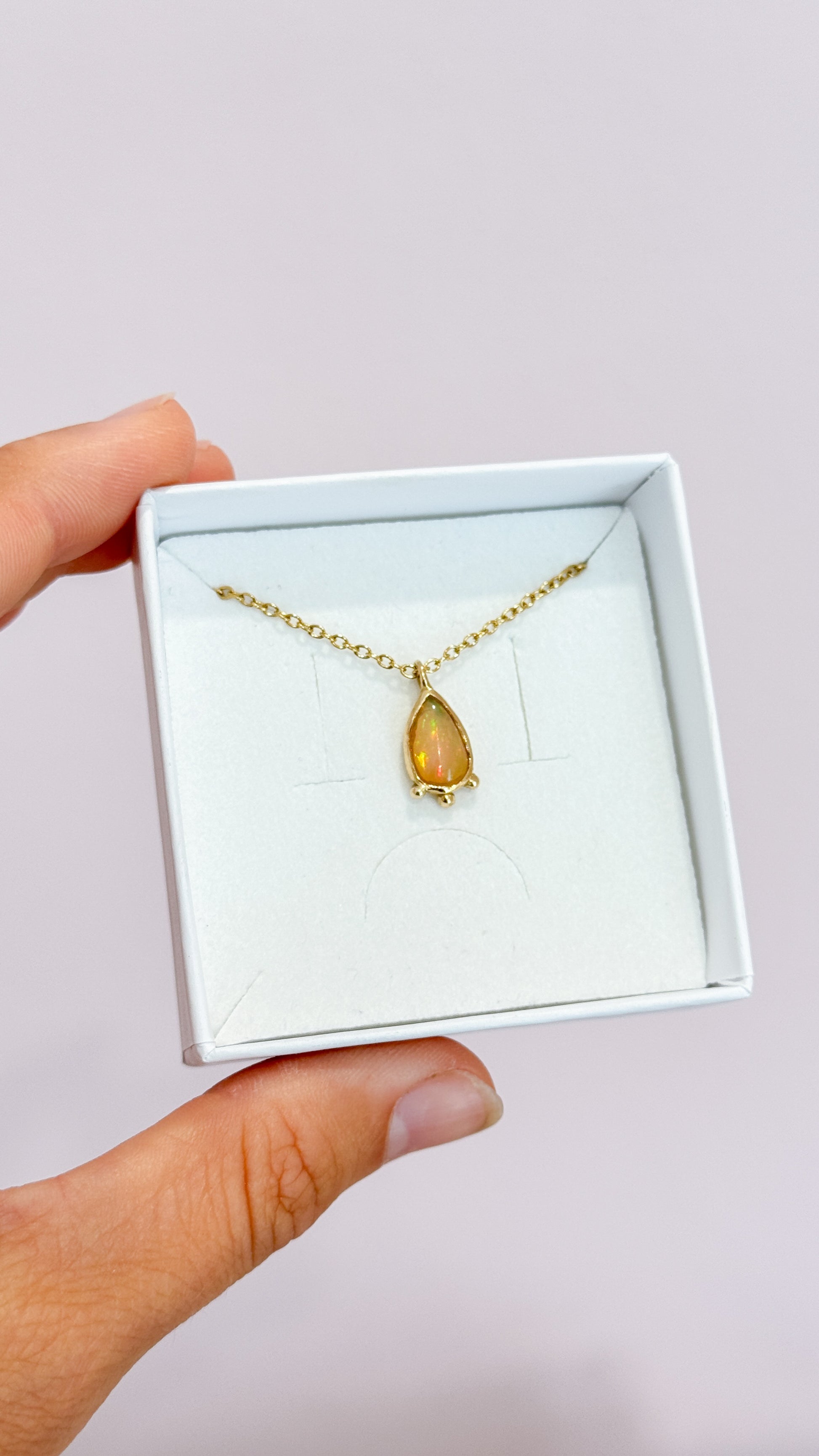 collana aura opale etiope bronzo giallo pezzo unico aurora bariletti gioielli